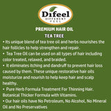 Difeel Premium Natural Hair Oil - Tea Tree Oil